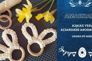 Jak zrobić brelok zajączek DIY | Krok po kroku | Pomysły na rękodzieło zajączki