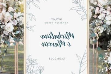 „Tablica powitalna na wesele: Pomysły na oryginalne dekoracje i inspiracje”